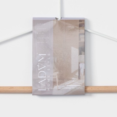 Shoulders - Laconique Ladoom Laconique clothing hanger, 42.5 × 19.5 × 1 cm, white color-6