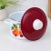 Cylindrical “cherries”, 3 l, with a lid, induction, white color, white