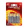 Battery alkalin Nanfu, AA, LR6-4BL, 1.5V, blister, 4 pcs.