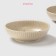 The plates are deep shares "Coral", D = 18.2 cm, set 2 pcs, porcelain, beige