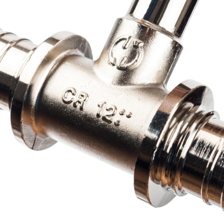 Axial pipe Stout SFA-0026-252525, to connect the radiator, T-shaped, 25mm, 25mm-4