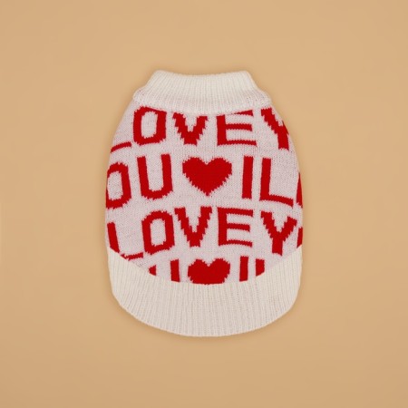 Sweater "Iloveyou", XS (DS 17, Osh 17, OG 23-37 cm)-7