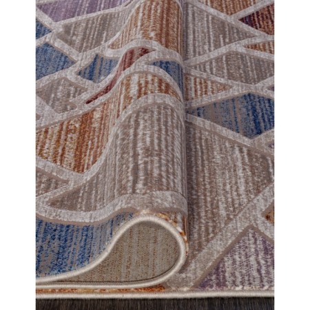 Rectangular carpet Karmen Hali Rim, size 228x340 cm, color Brown/Brown-1