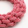 Cable toy "Ring", 250 g, up to 20 cm, red/white