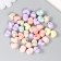 Beads for creativity Plastic "Heart. Purumatic shine" set of 20 g 1.1x0.9x0.9 cm