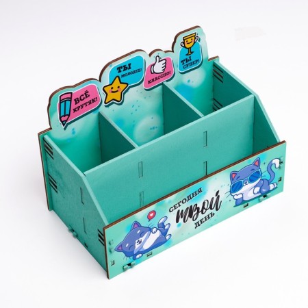 Organizer for the office "Everything is a cool!" 4 branches 21x11x14.5-3