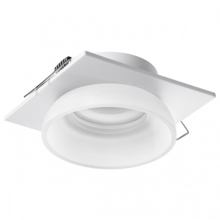 Lamp built -in Novotech. Lirio, 9W, GU10, 40x92x92 mm, white color