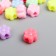 Beads for creativity plastic "Flower. Pastel colors" set 36 pcs 15 g 1x1 cm