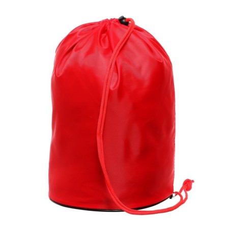A bag for shoes and balls 360 x 220 mm, round bottom D 220 mm, calligrata (soft polyester, density 210 D), red-2