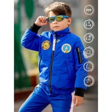 Bombber jacket for a boy PlayTode, height 110 cm, color electrician