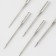 Needles for household sewing machines, for Jersey, No. 70-100, 5 pcs
