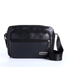 Male bag, black color