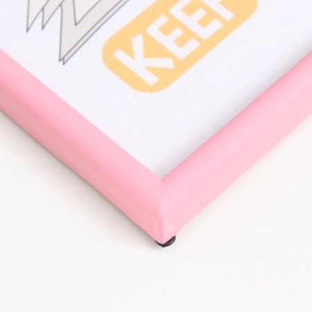 Photo frame plastic 21x30 cm 4 series, pink-2