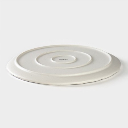 Porcelain dish for feeding Magistro Slate, D = 27.2 cm, white color-2