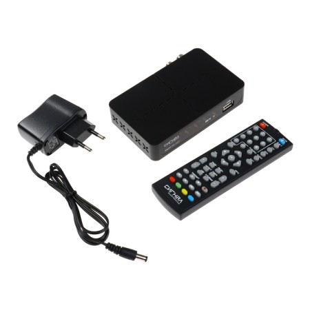 The console for digital TV "Ether" HD-222, FullHD, DVB-T2, HDMI, RCA, USB, Black-9