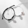 Bracelets "Demetrons" flowers with leaves, color, 7 cm