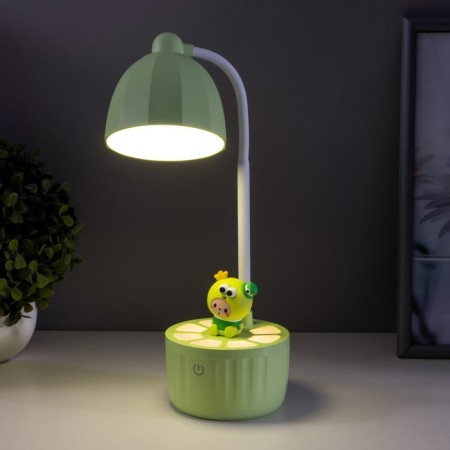 Table lamp "Mini frog" LED 3 modes 6.4W USB Salad 10x10x37.5 cm Risalux-1