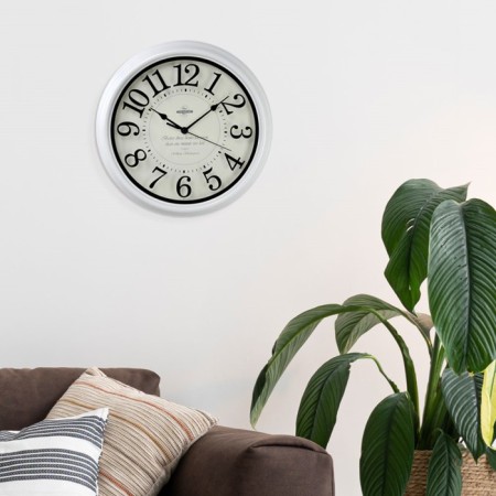 Watching, interior, d = 31 cm, silent, white-2