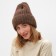 Women's hat Minaku Over One Size 52-58 Brown