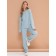 Female trousers, size 50, blue color