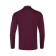 Polo male with long sleeve, burgundy color, size 46 (m)