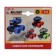 Friction Funky Toys Machine "Fur", with crash effect, 4x4, green color