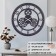 Watching clock, interior "skeleton", silent, d-32 cm, aa