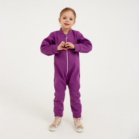 Combineson children, lilac color, height 92-98 cm