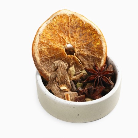 Gift set of New Year's "Snow holiday" tea 50 g, spices-2
