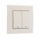 Tot Elegant switch, 10 a, 2 cl., With backlight, hidden, white