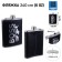 Boss alcohol flask, stainless steel, gift, army, 240 ml, 8 oz