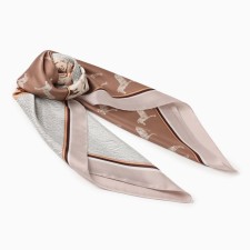 Women's scarf minku rr 70*70 cm, col. brown
