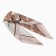 Women's scarf minku rr 70*70 cm, col. brown