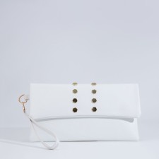 Bag-clate on magnets, strap on the wrist, white color