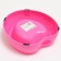 Heart bowl 20.5 x 19 x 6 cm, pink