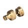 Fitting, internal thread 3/4 "–1", quick -sitting connection, brass, Greengo