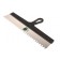 Spatula SIBRTTS 85479, tooth 8x8 mm, stainless steel, plastic handle, 450 mm