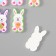 Decor for creativity tree "Rabbit with an egg" set 10 pcs mix 4x1.8 cm