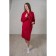 Women's bathrobe, shalka+kant, size 50, burgundy color, waffle