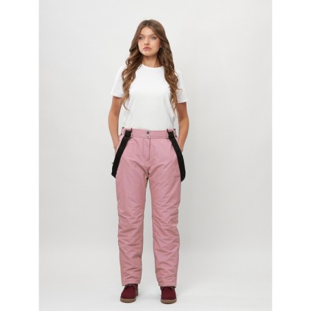 Ski pants female, size 50, pink color
