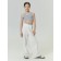 Children's pants Amarobaby Twice, height 146 cm, white color