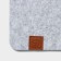 Serving napkin on the table "Gray", 44 × 32 cm, thickness 4 mm, color gray color