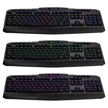 Keyboard Redragon Harpe Wireless, Game, Bezopr, Mechanical, subv, 104 cl, USB, black-3