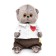 Мягкая игрушка «Басик Baby», в рубашке с сердечком, 20 см