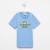 T -shirt Children's Minaku "Dog" color blue, height 128