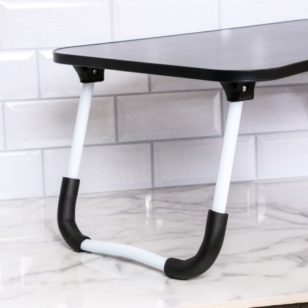 Table - breakfast tray, for a laptop, folding, gray, 60x40 cm-8