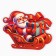 Christmas tree toy New Year's "Santa Claus", for the New Year, 10 x 8 cm