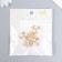Decor for creativity Metal "3 white pearls with rhinestones" set 5 pcs 2x2 cm