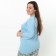 Women's longing, blue color, size 48