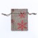 Gift bag from the canvas "Snowflakes", 7 x 9 cm